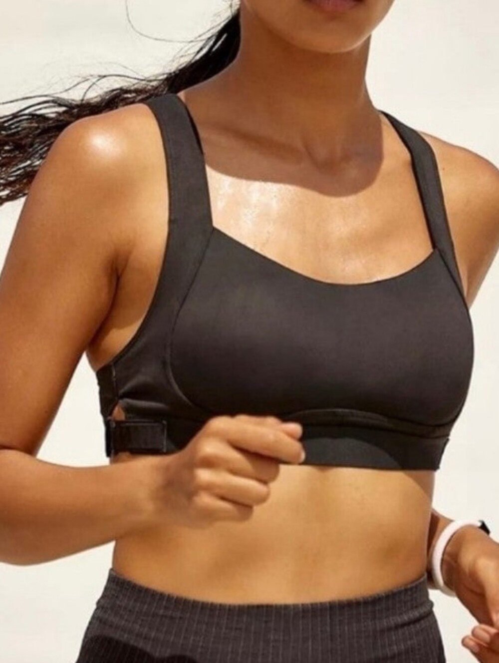 Free People FP Movement Make A Move Womens Black Sports Bra Size Small